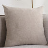 Plain Cotton Linen Sofa Cushion Thickened Square Decorative Throw Pillow