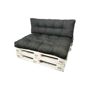 Hochwertige Palettenkissen Set - Anthrazit, für Indoor & Outdoor Sofa, - CozyCushions Co.