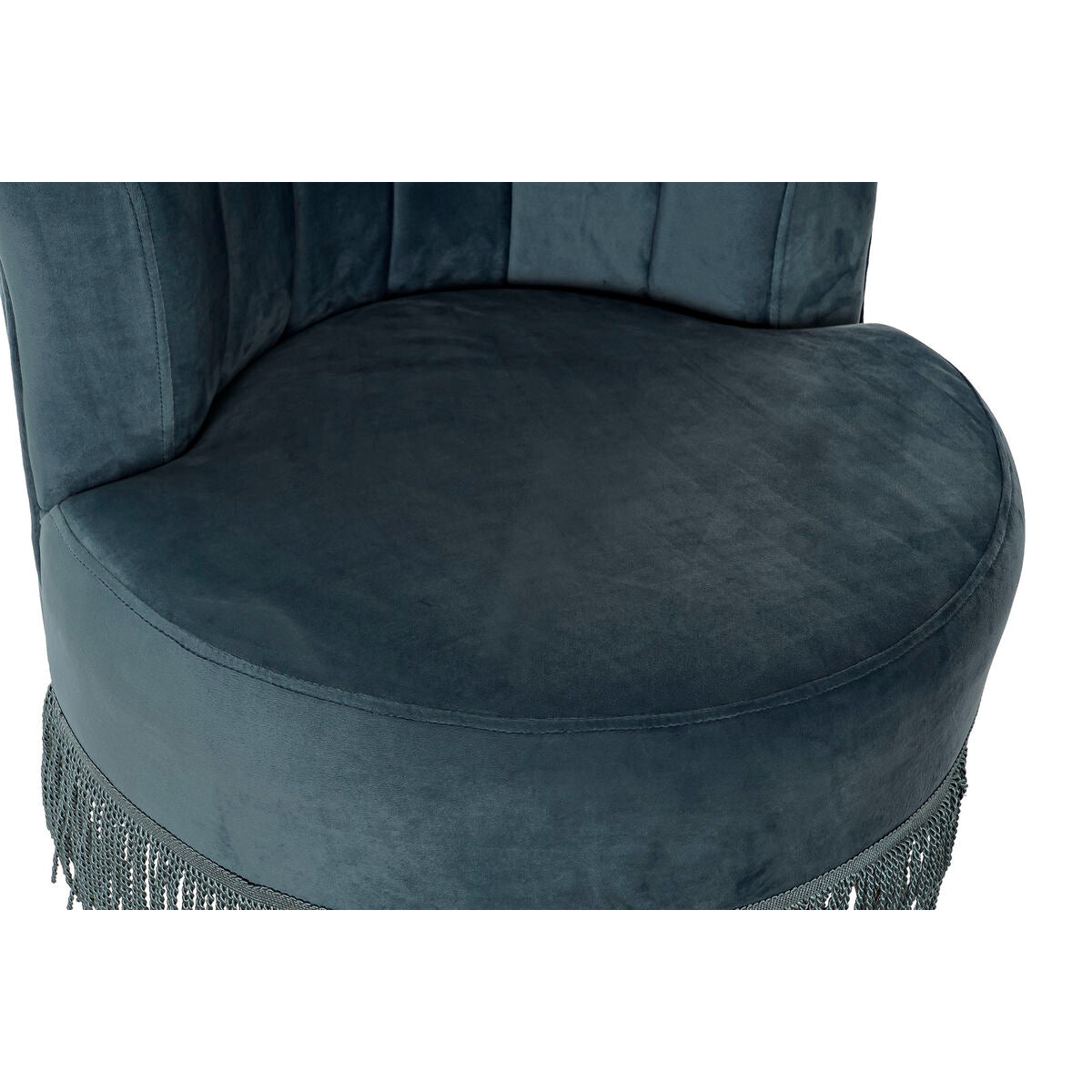 Armchair DKD Home Decor 8424001802289 Blue Metal Polyester (77 x 63 x - CozyCushions Co.