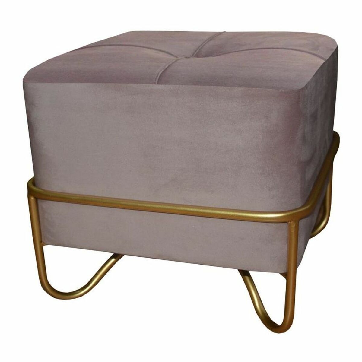 Bench DKD Home Decor   Foam Pink Golden Metal Polyester Velvet MDF - CozyCushions Co.