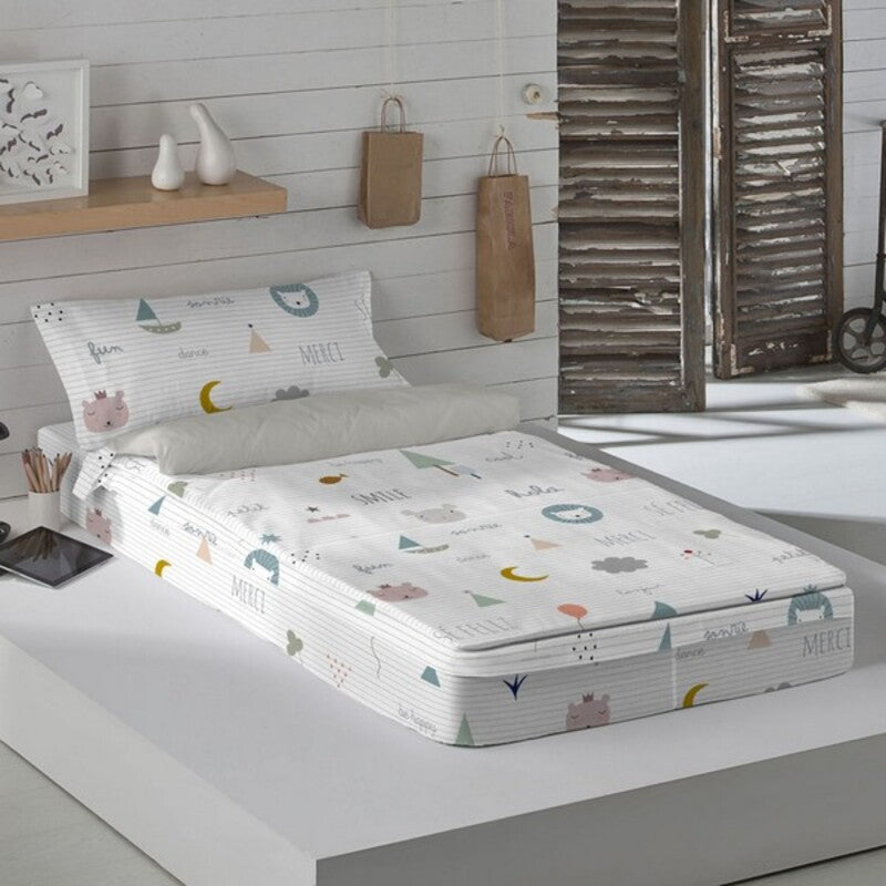 Quilted Zipper Bedding Haciendo el Indio Be Happy - CozyCushions Co.