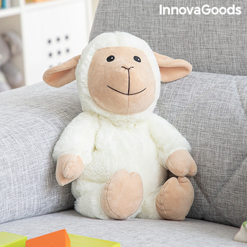 Sheep Soft Toy with Warming and Cooling Effect Wooly InnovaGoods - CozyCushions Co.