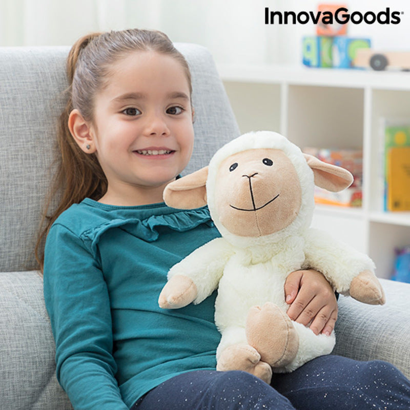 Sheep Soft Toy with Warming and Cooling Effect Wooly InnovaGoods - CozyCushions Co.