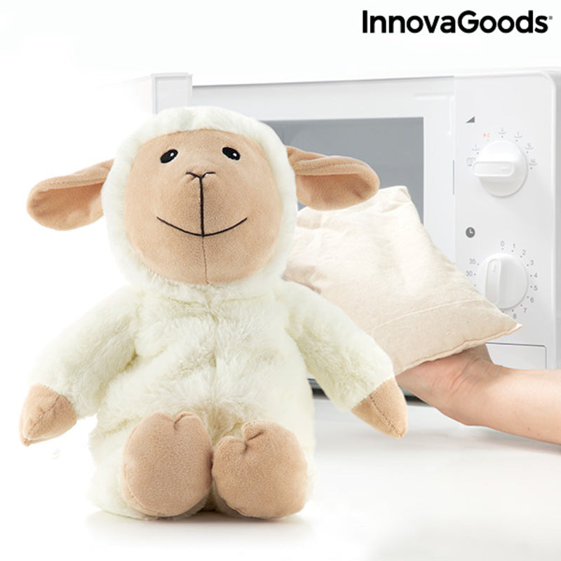 Sheep Soft Toy with Warming and Cooling Effect Wooly InnovaGoods - CozyCushions Co.