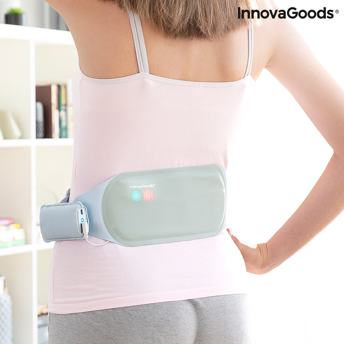 Rechargeable Wireless Massage and Heat Belt Beldisse InnovaGoods - CozyCushions Co.