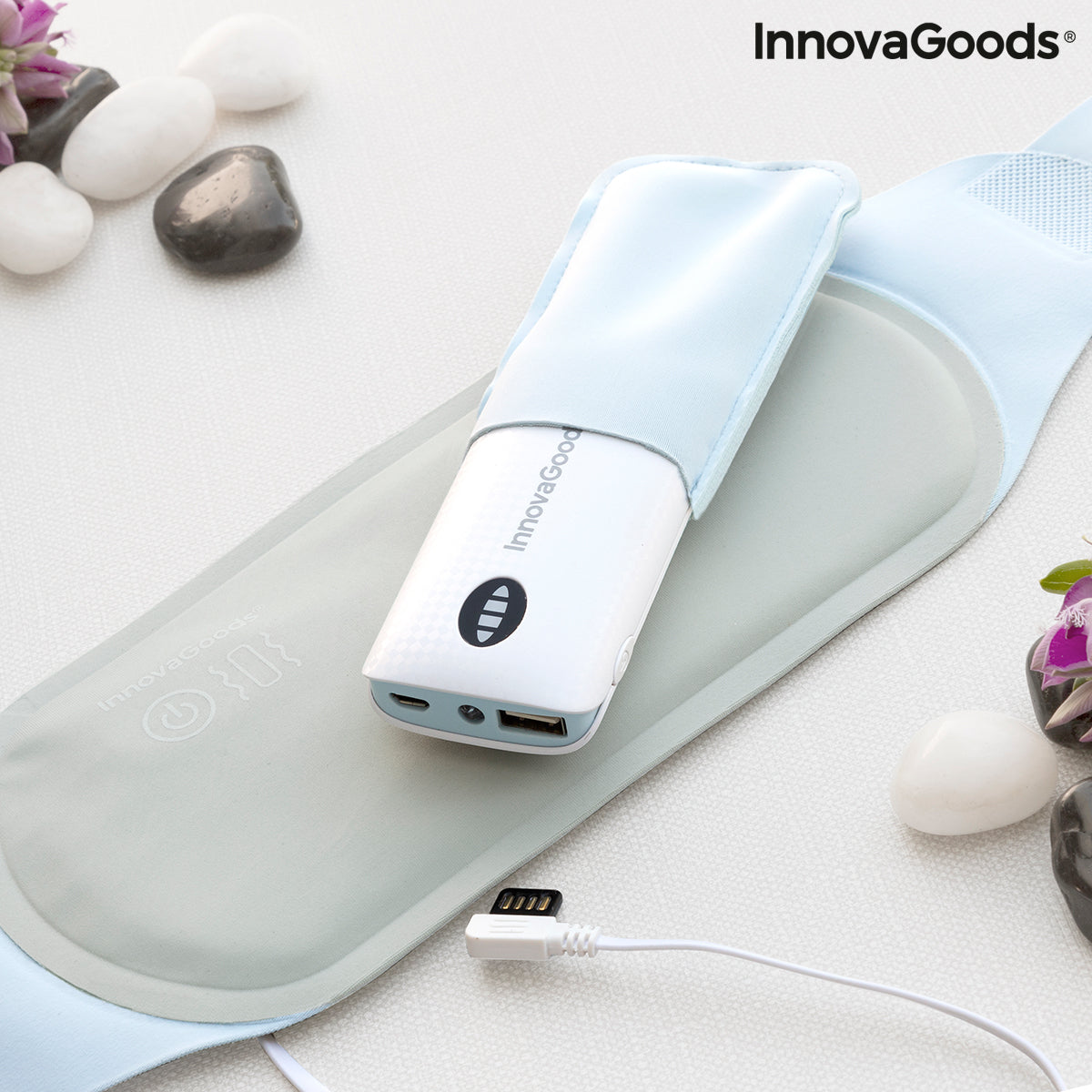 Rechargeable Wireless Massage and Heat Belt Beldisse InnovaGoods - CozyCushions Co.