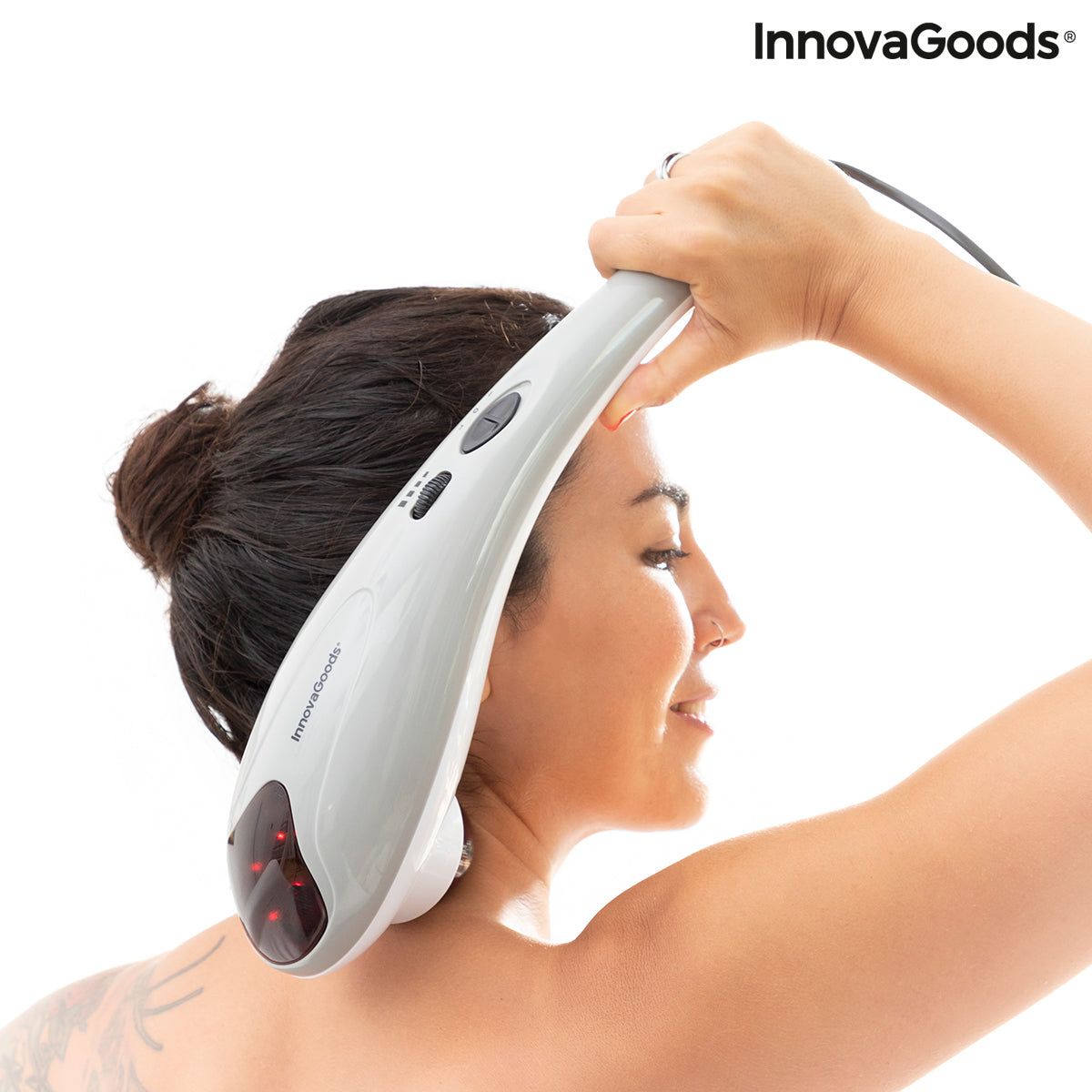 Electric Handheld Massager Halaxer InnovaGoods - CozyCushions Co.