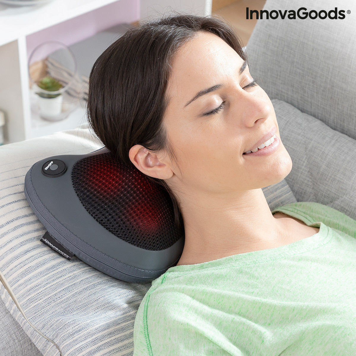 Compact Shiatsu Massager Shissage InnovaGoods - CozyCushions Co.