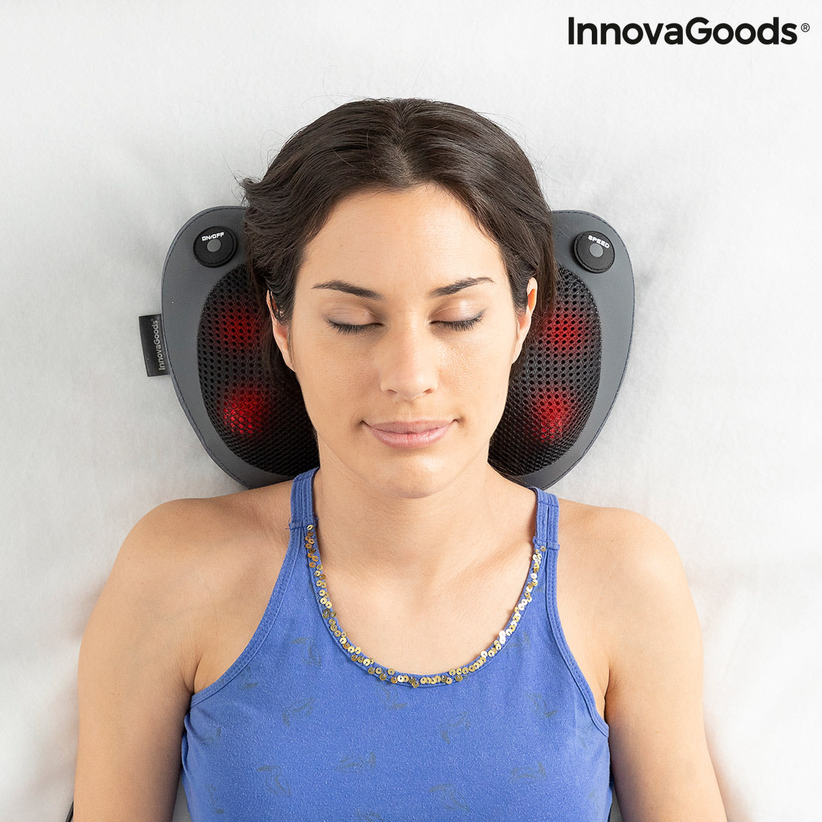 Compact Shiatsu Massager Shissage InnovaGoods - CozyCushions Co.