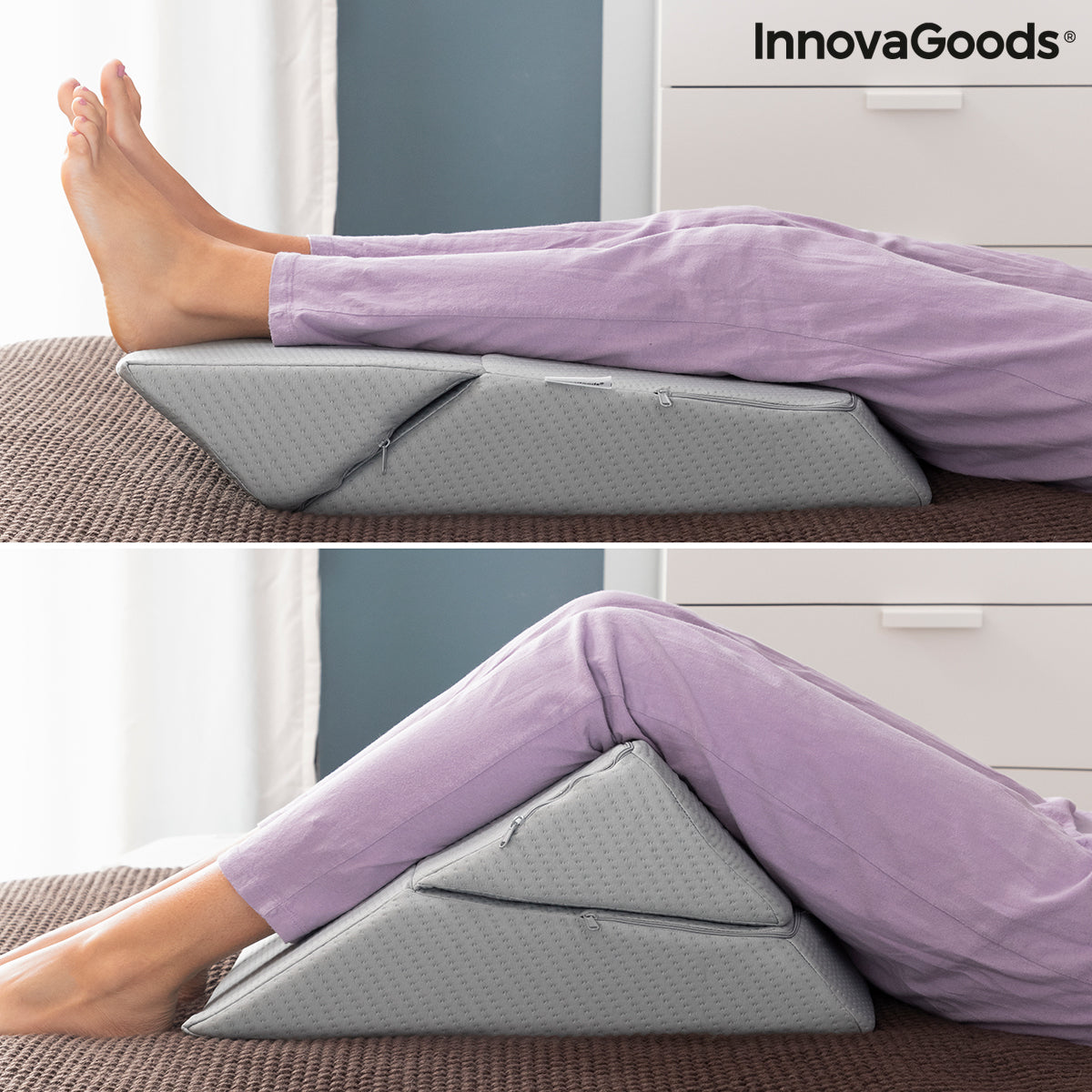 Triangular Multi-Position Double Wedge Pillow Threllow InnovaGoods - CozyCushions Co.