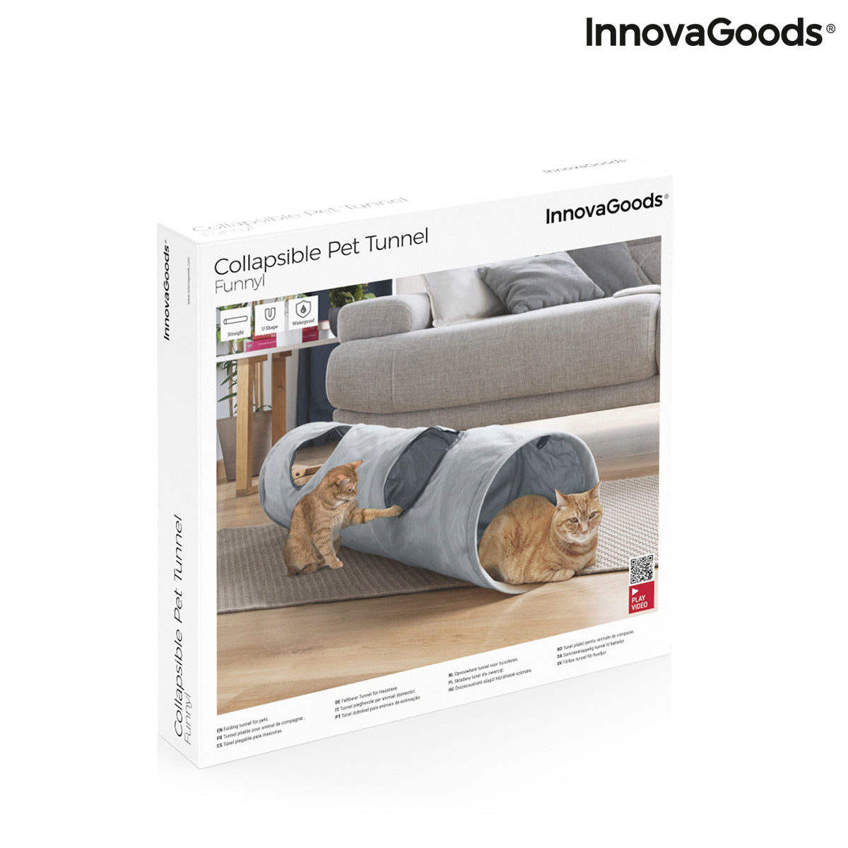 Collapsible Pet Tunnel Funnyl InnovaGoods - CozyCushions Co.