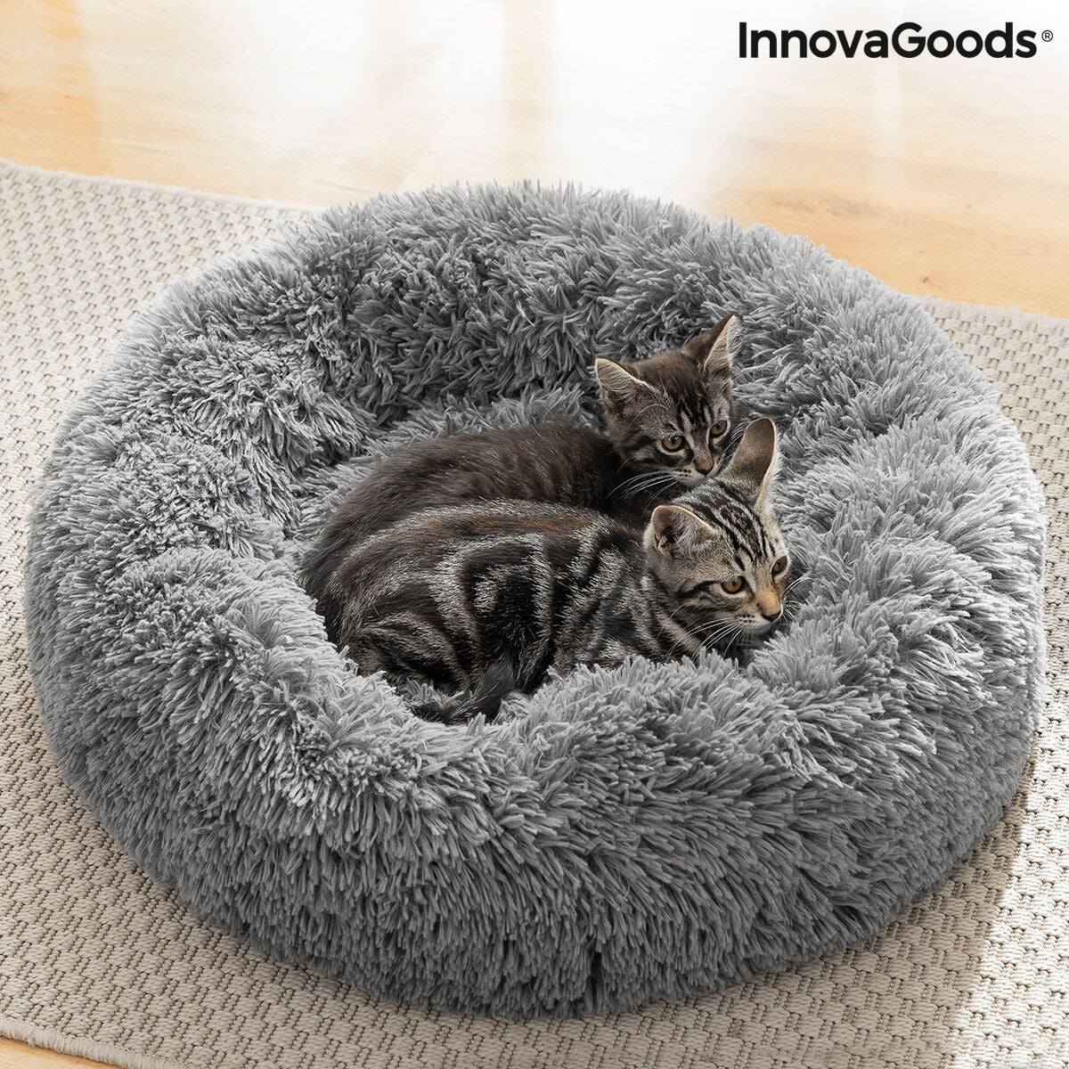 Anti-stress Pet Bed Bepess InnovaGoods Ø 60 cm - CozyCushions Co.