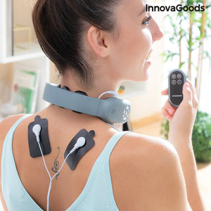 Rechargeable Neck Massager with Remote Control Nekival InnovaGoods - CozyCushions Co.