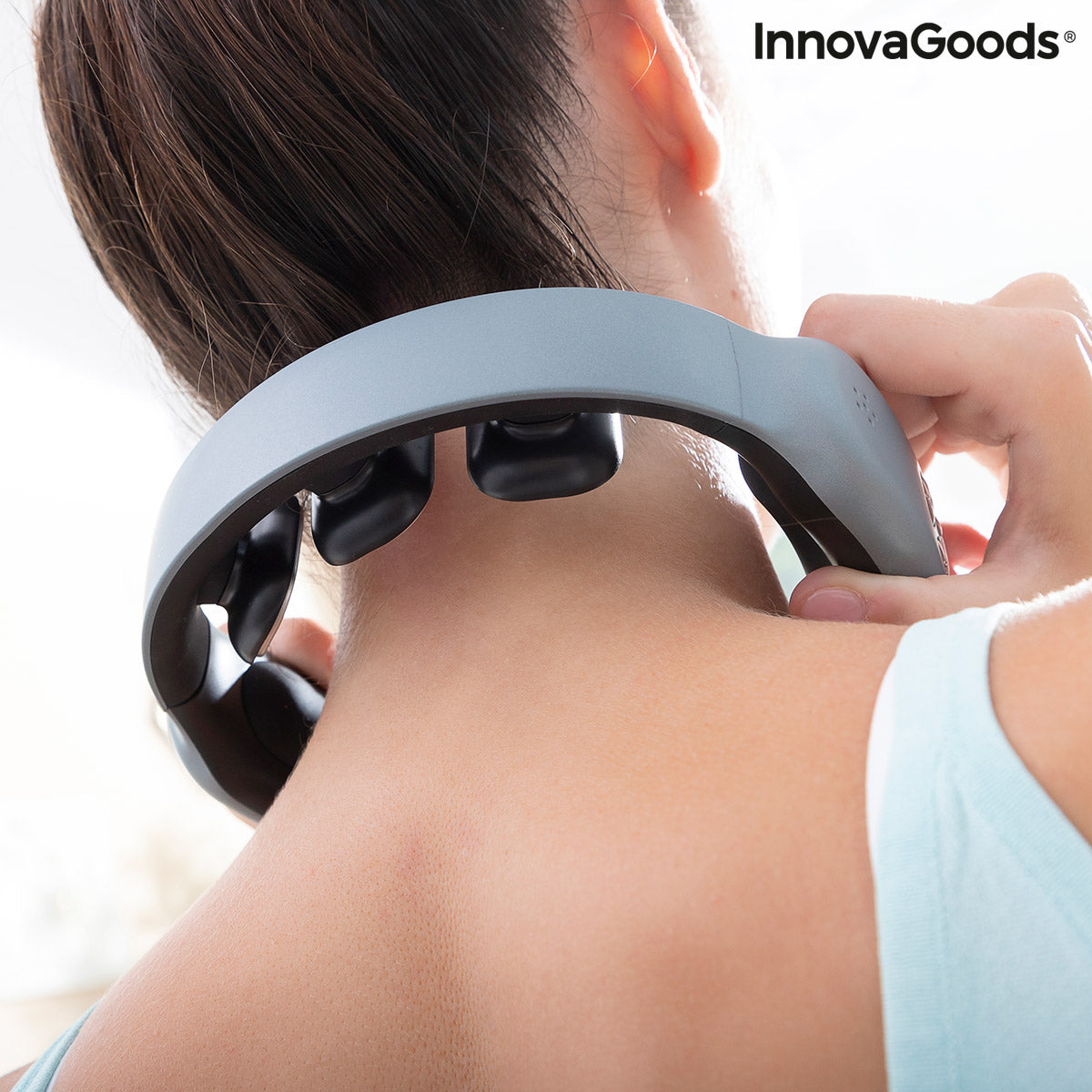 Rechargeable Neck Massager with Remote Control Nekival InnovaGoods - CozyCushions Co.