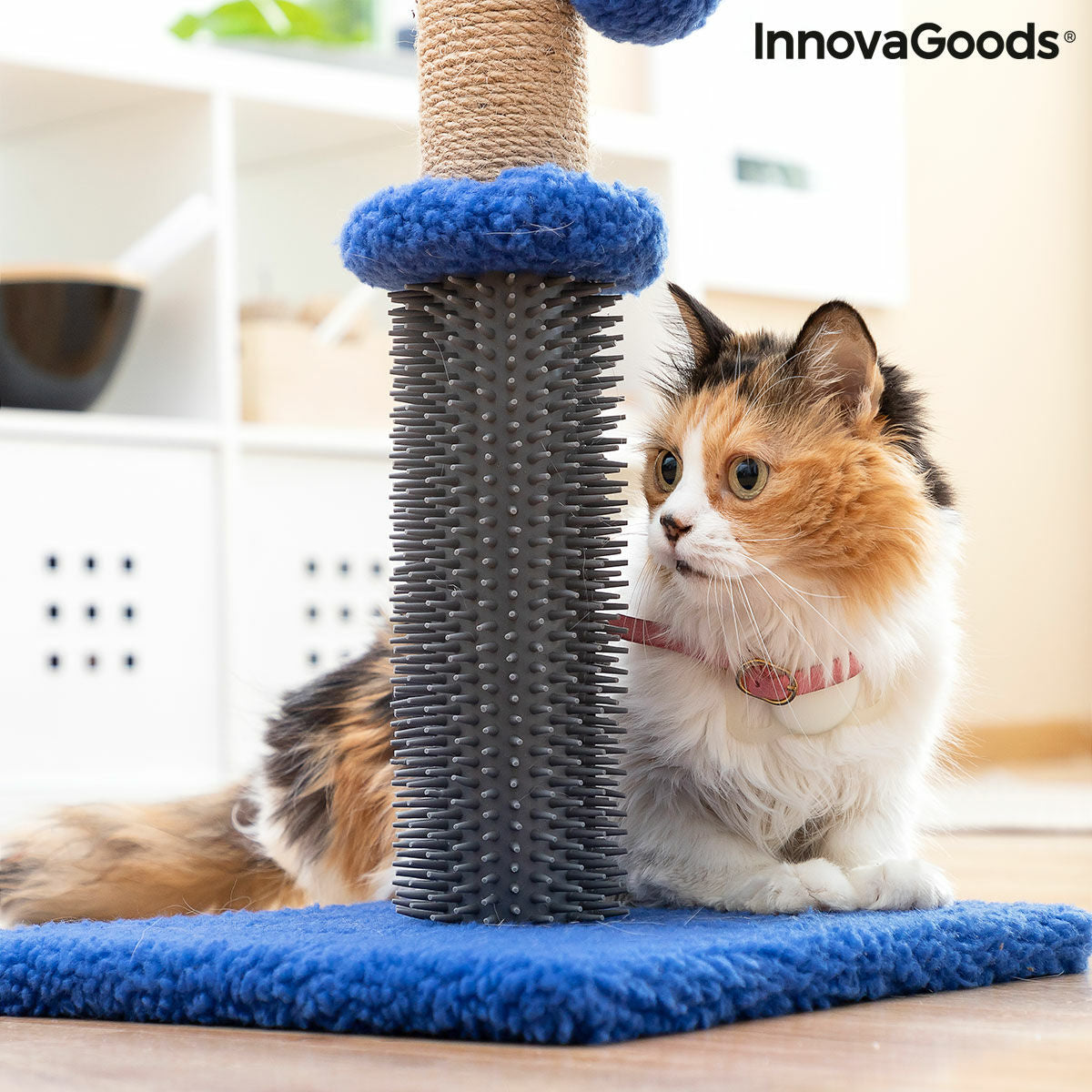 Cat Scratching and Massage Post with Ball Miausage InnovaGoods - CozyCushions Co.