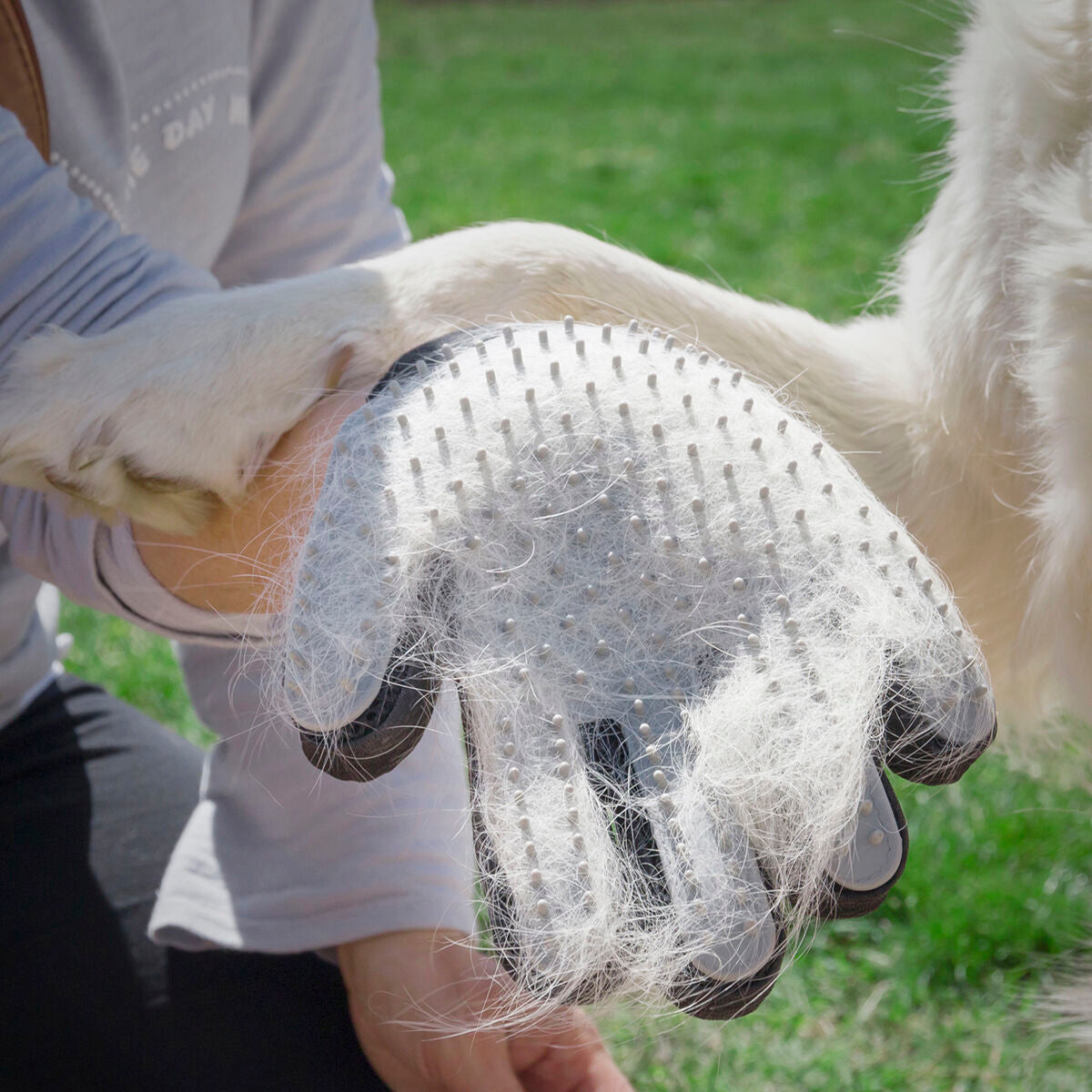 Pet Brush & Massage Glove Relpet InnovaGoods - CozyCushions Co.