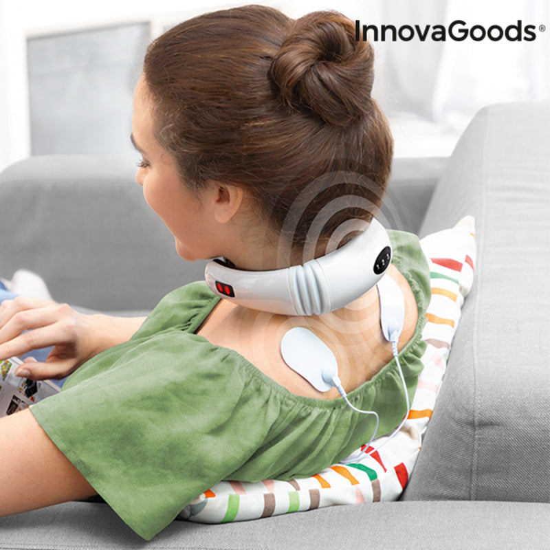 Electromagnetic Neck and Back Massager Calmagner InnovaGoods - CozyCushions Co.