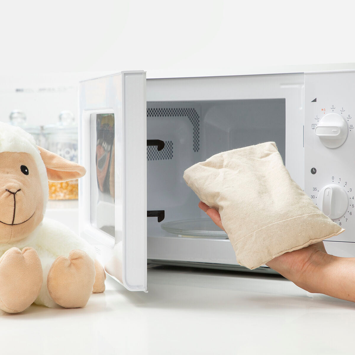 Sheep Soft Toy with Warming and Cooling Effect Wooly InnovaGoods - CozyCushions Co.