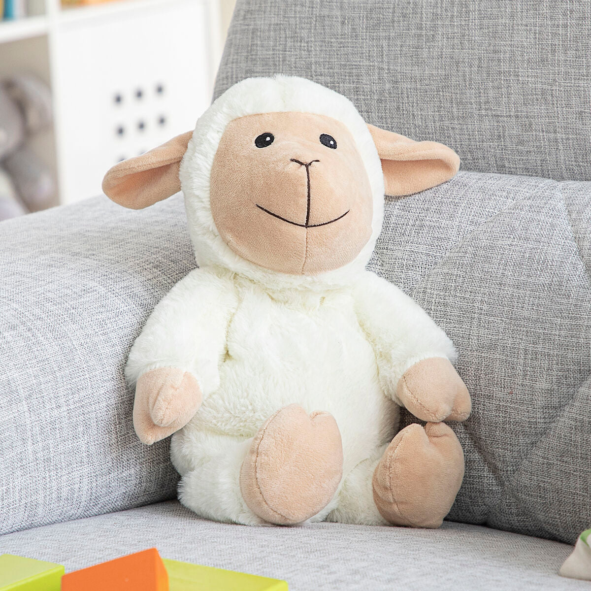 Sheep Soft Toy with Warming and Cooling Effect Wooly InnovaGoods - CozyCushions Co.