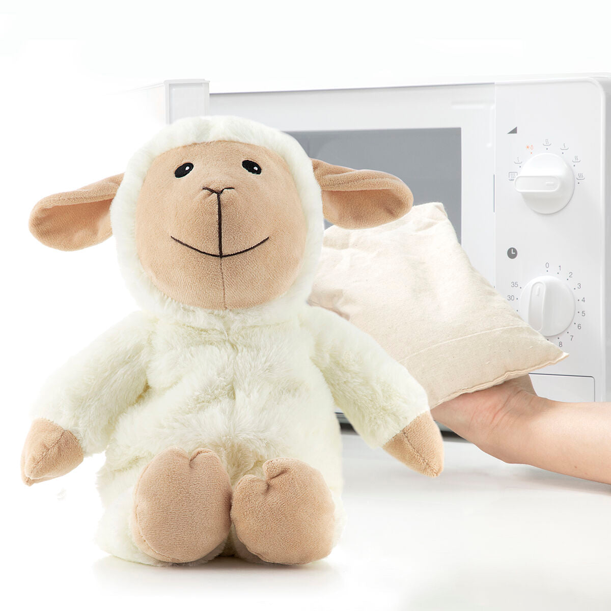 Sheep Soft Toy with Warming and Cooling Effect Wooly InnovaGoods - CozyCushions Co.