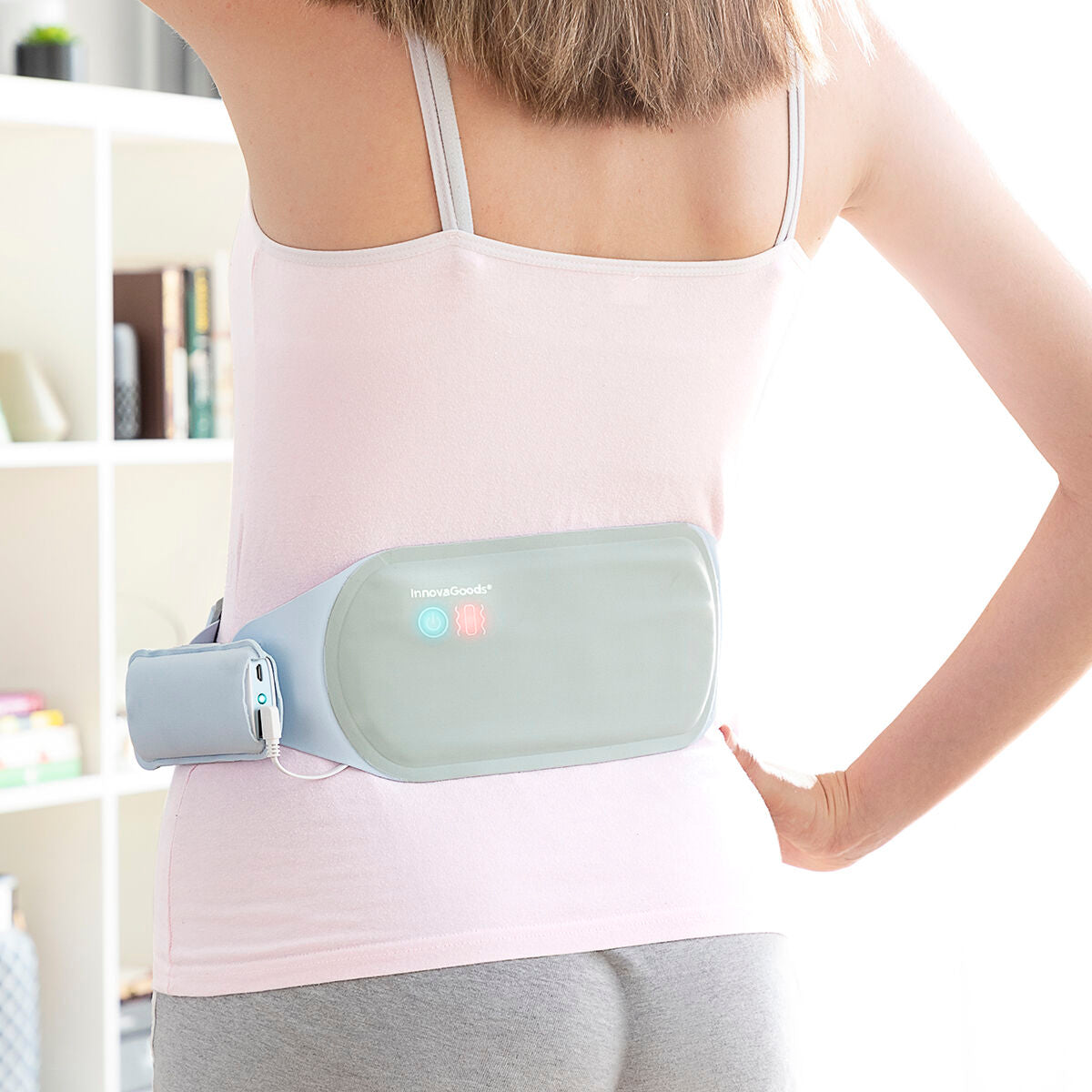 Rechargeable Wireless Massage and Heat Belt Beldisse InnovaGoods - CozyCushions Co.