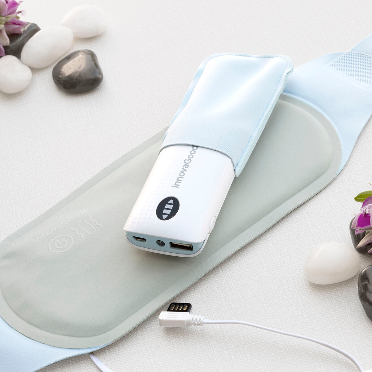 Rechargeable Wireless Massage and Heat Belt Beldisse InnovaGoods - CozyCushions Co.