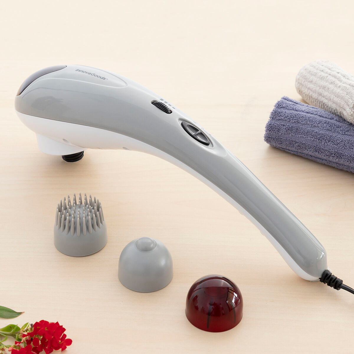 Electric Handheld Massager Halaxer InnovaGoods - CozyCushions Co.