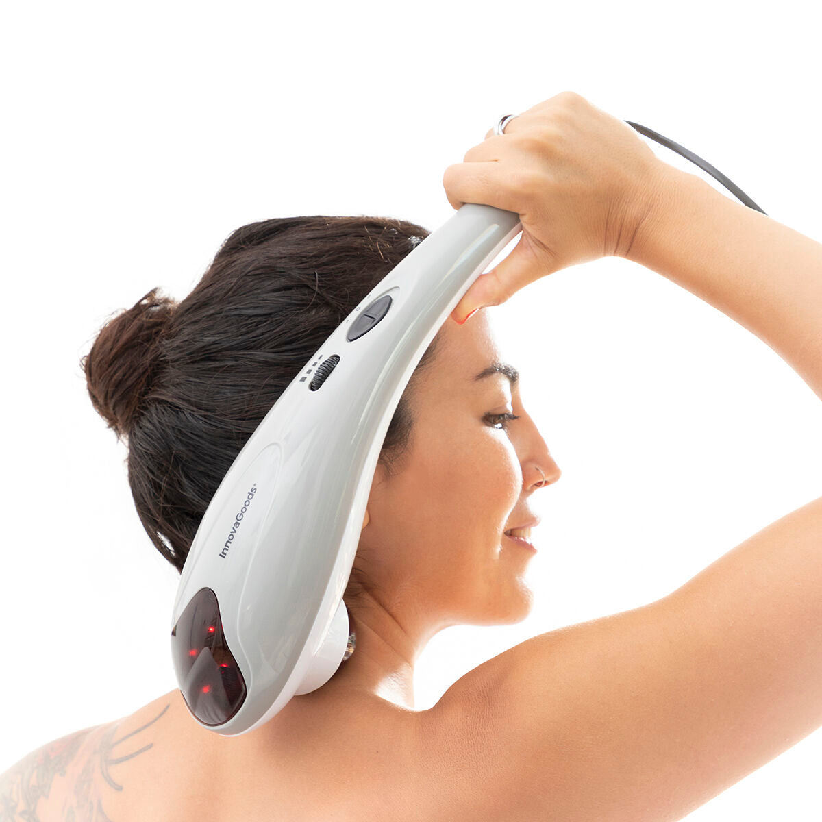 Electric Handheld Massager Halaxer InnovaGoods - CozyCushions Co.