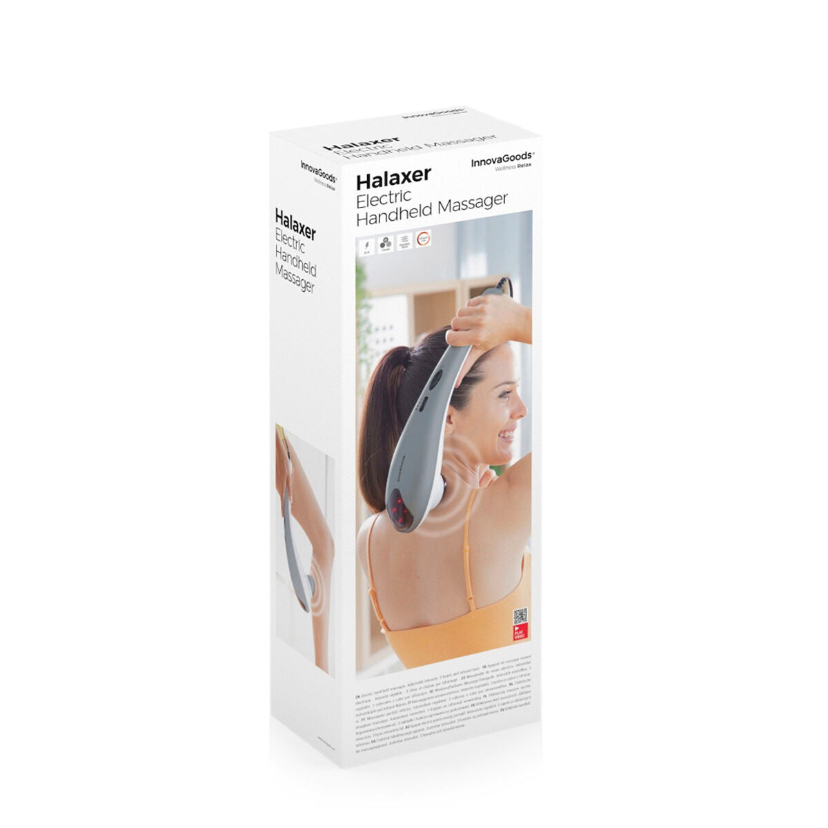 Electric Handheld Massager Halaxer InnovaGoods - CozyCushions Co.