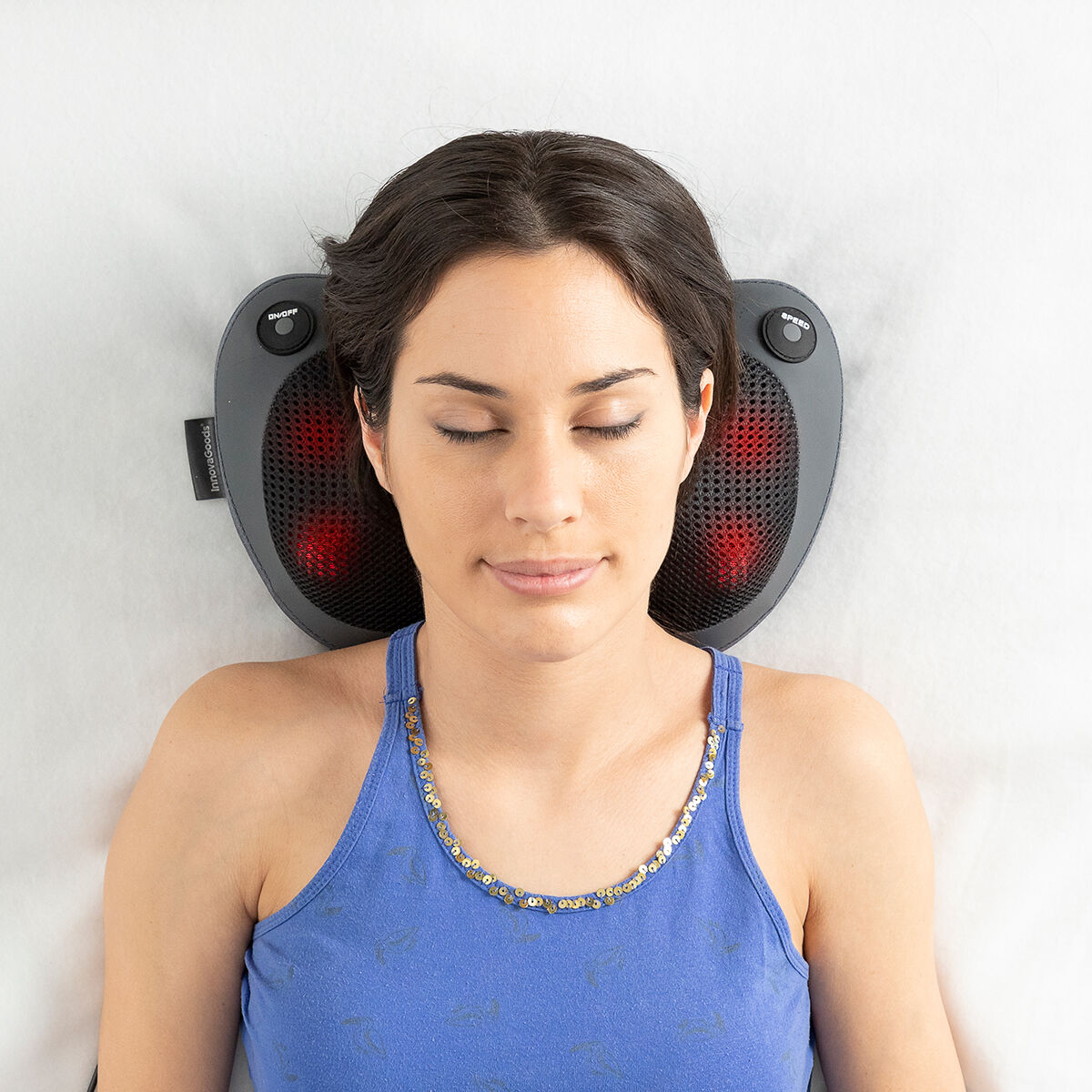 Compact Shiatsu Massager Shissage InnovaGoods - CozyCushions Co.