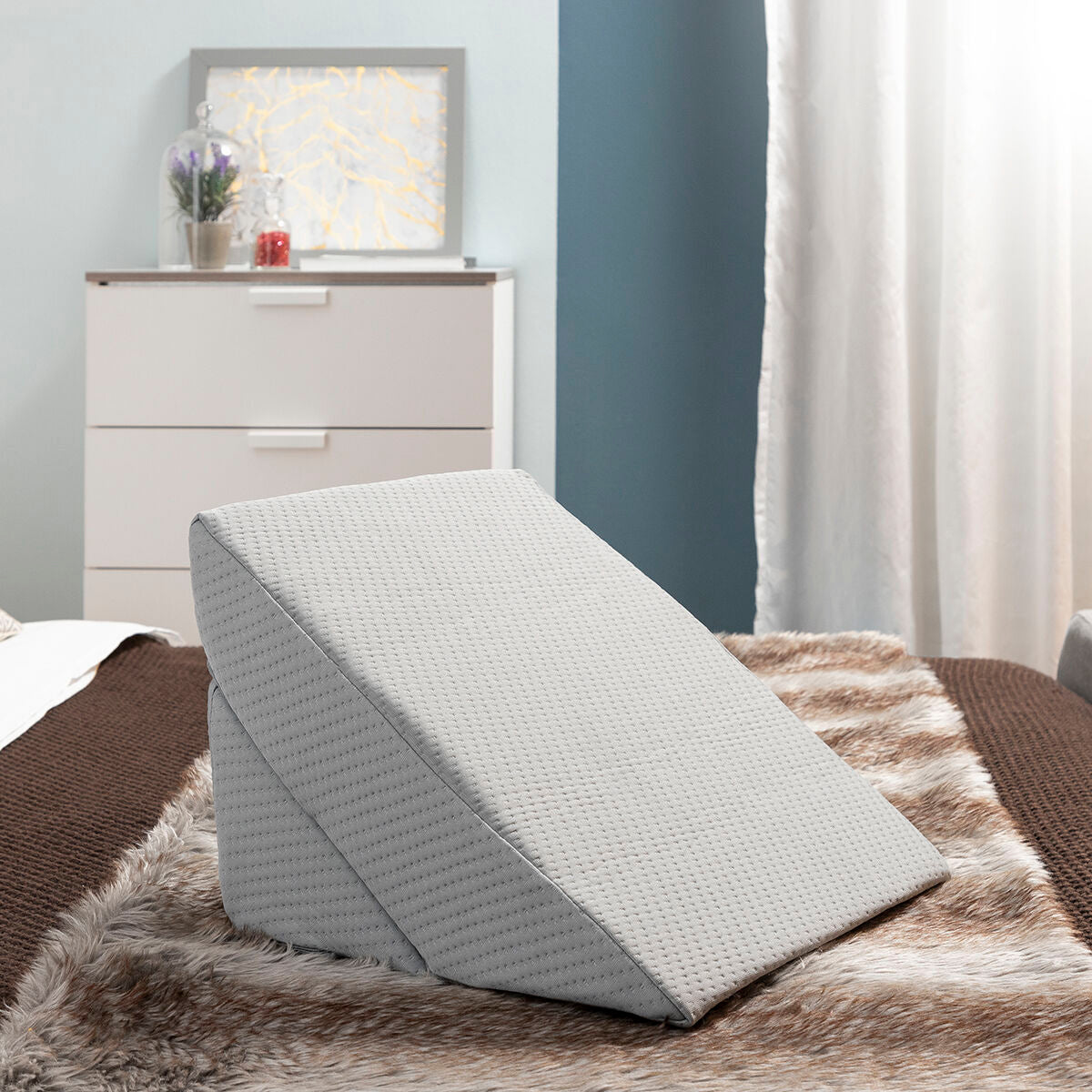 Triangular Multi-Position Double Wedge Pillow Threllow InnovaGoods - CozyCushions Co.