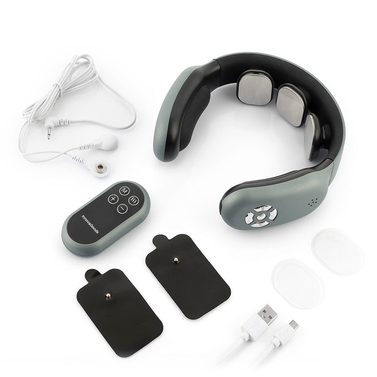 Rechargeable Neck Massager with Remote Control Nekival InnovaGoods - CozyCushions Co.