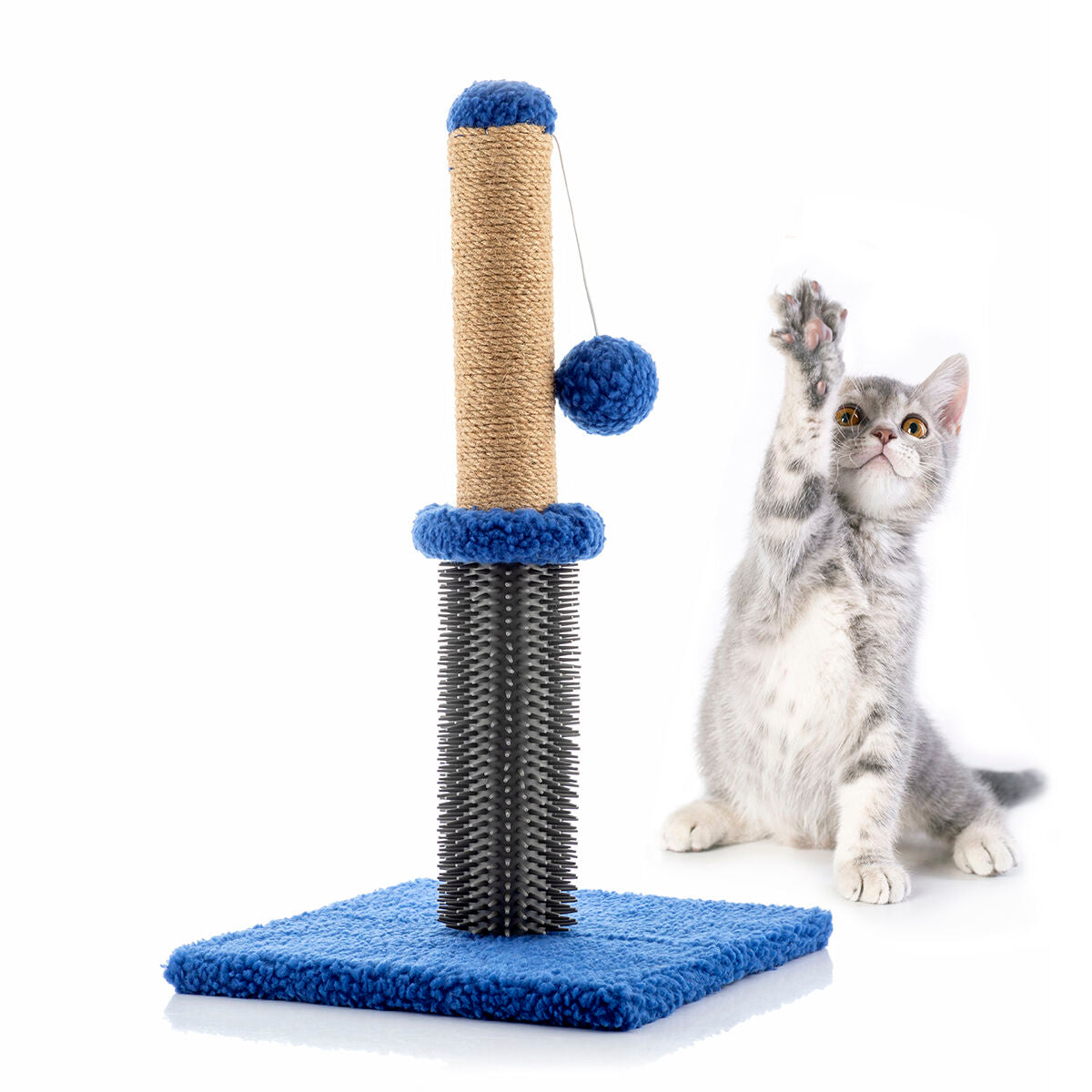 Cat Scratching and Massage Post with Ball Miausage InnovaGoods - CozyCushions Co.