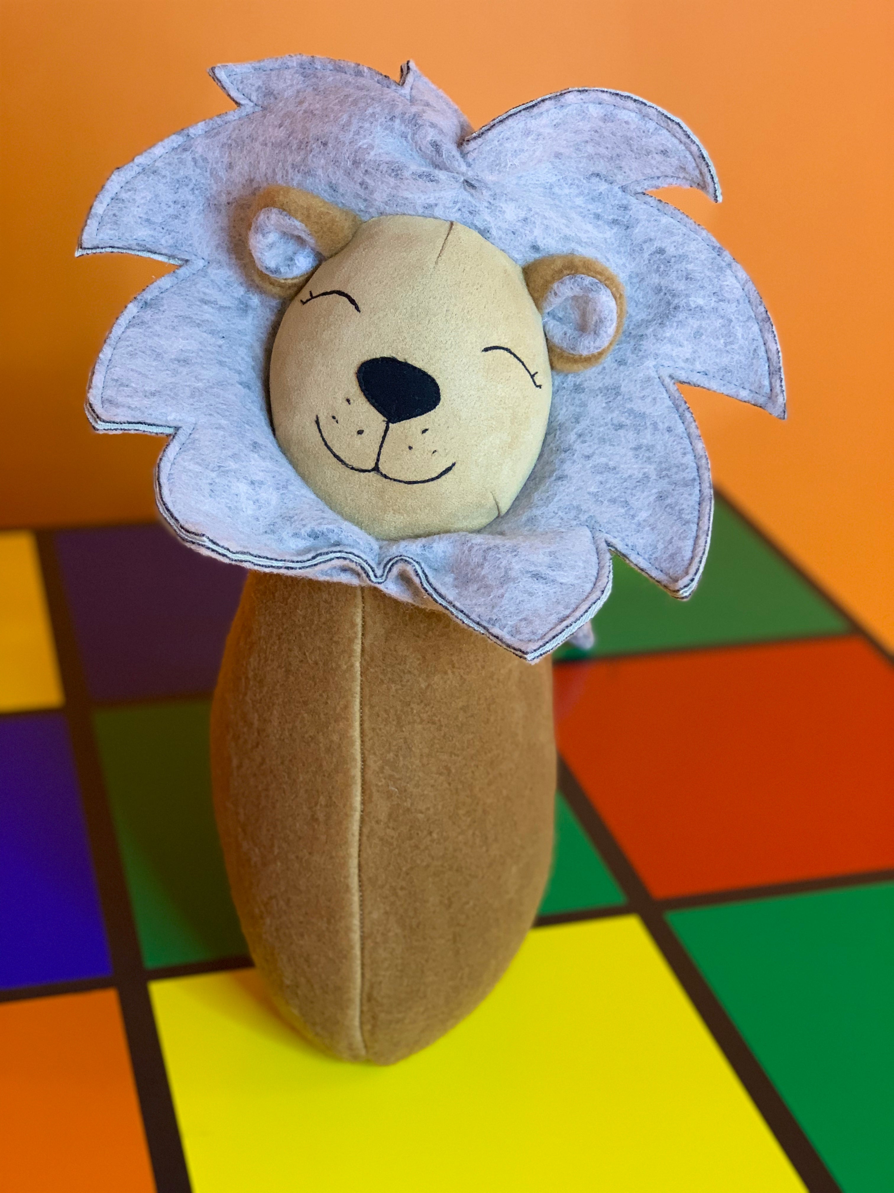 Soft toy-pillow "Lion" - CozyCushions Co.