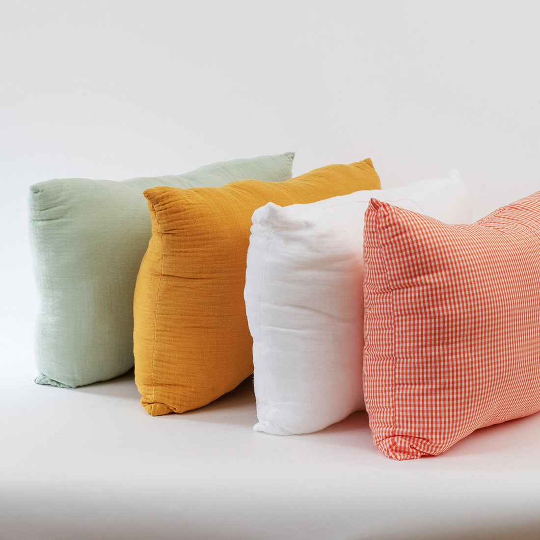 Organic Cotton Pillow - White - CozyCushions Co.