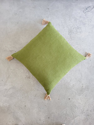 Olive Green Floor-Cushions - CozyCushions Co.