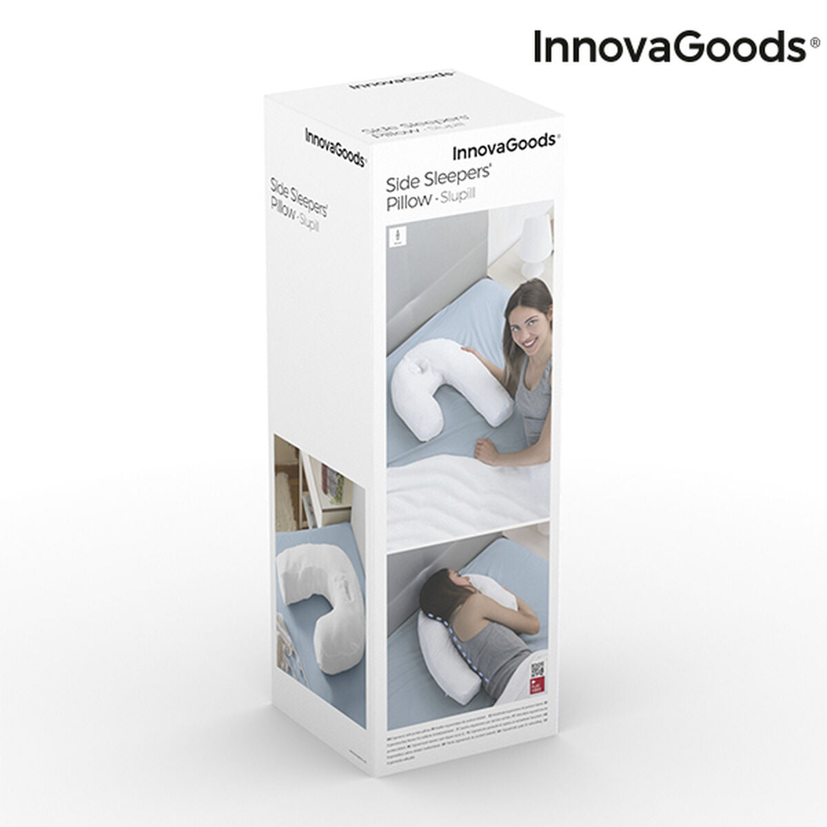 U Side Sleepers Ergonomic Pillow Slupill InnovaGoods - CozyCushions Co.